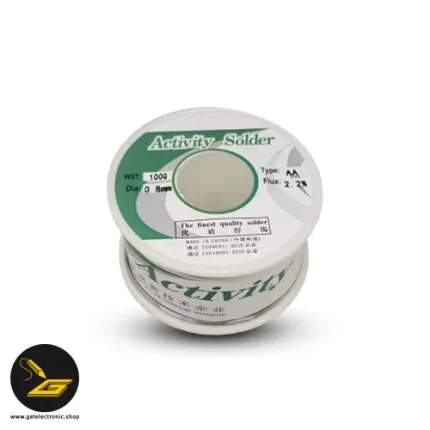 سیم لحیم 0.8 میلی متری 100 گرم اکتیویتی Activity (gatelectronic.shop)