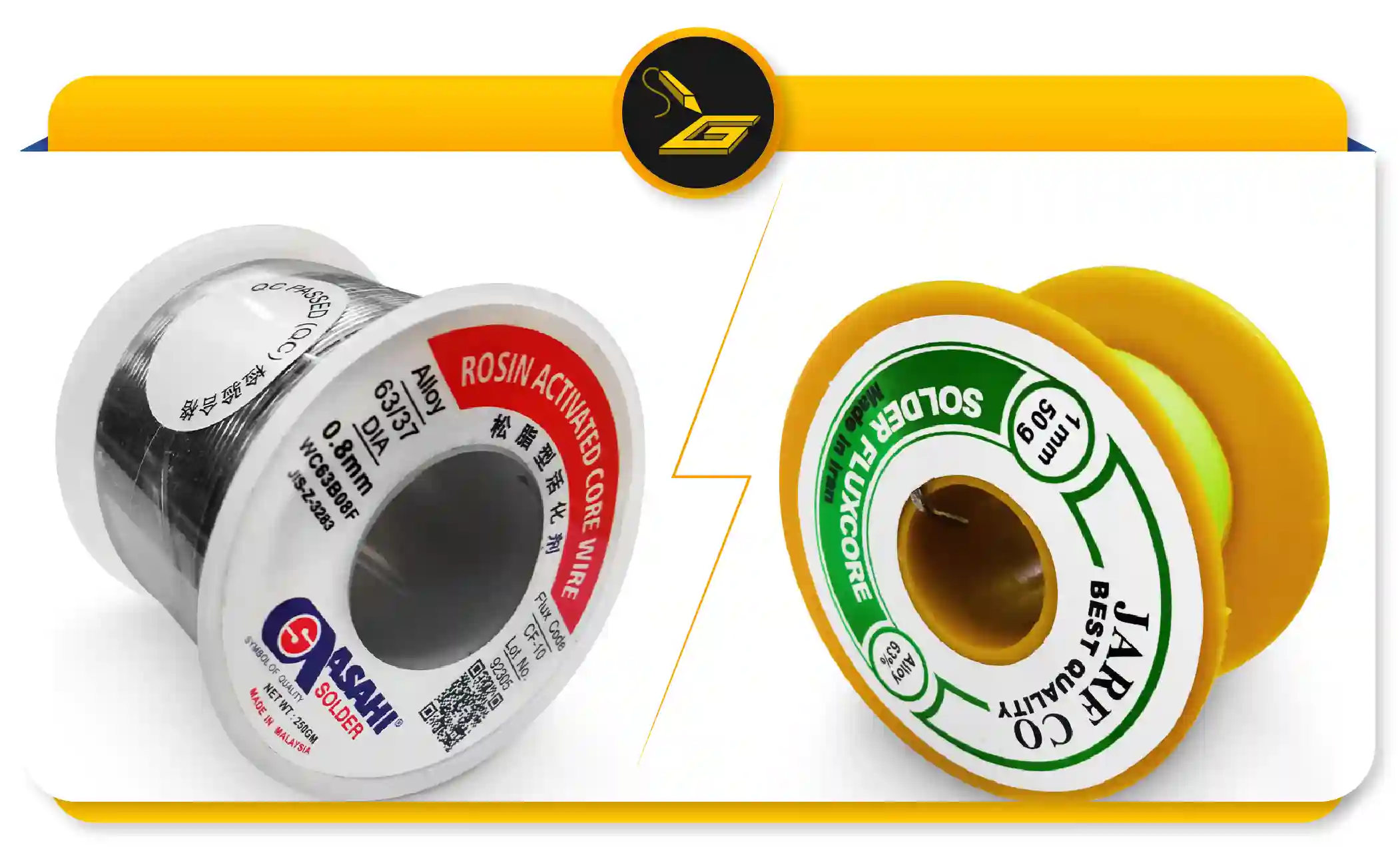 خرید سیم لحیم خارجی بهتر است یا ایرانی؟ (gatelectronic.shop)