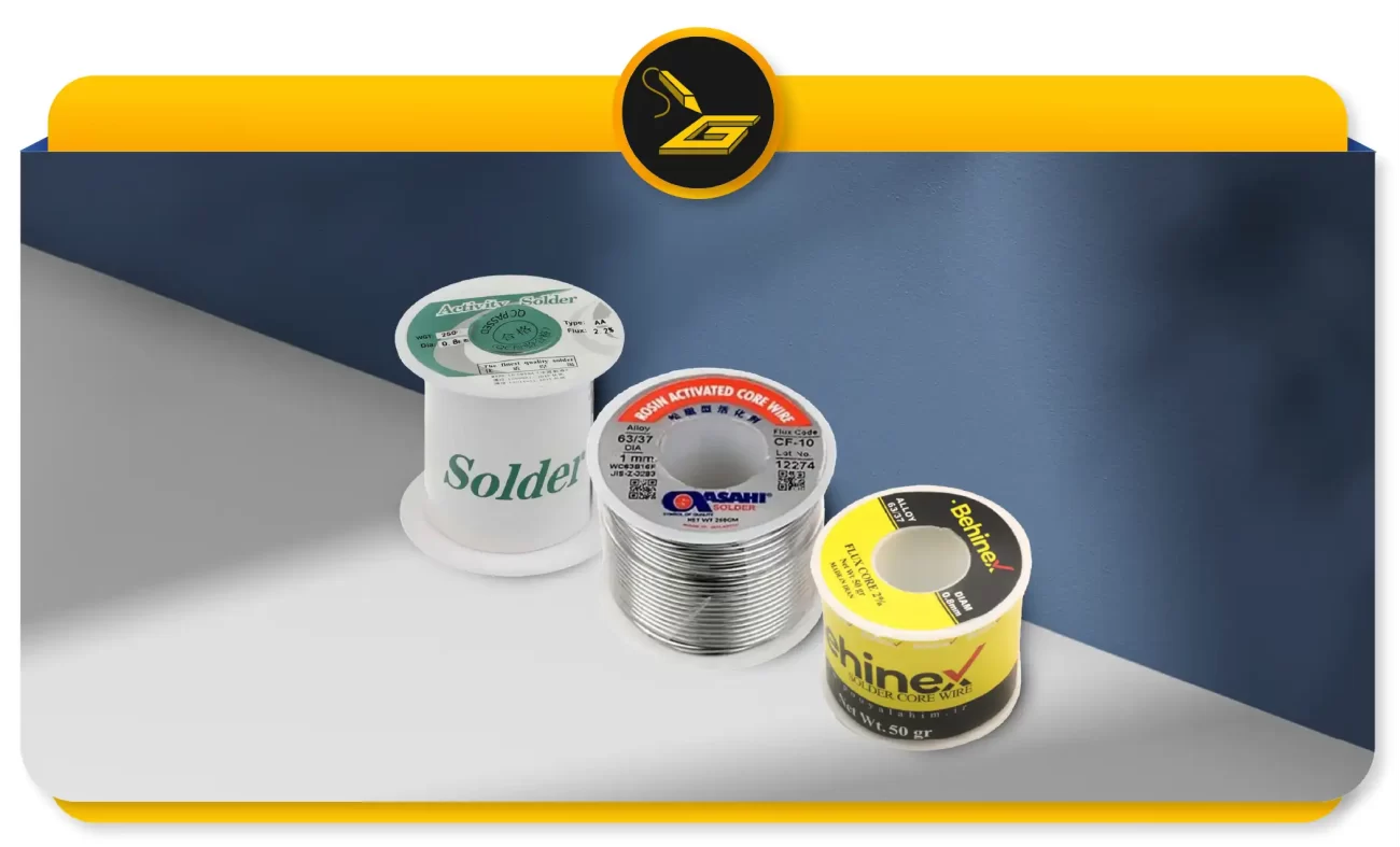 مقایسه بهترین سیم لحیم‌ ها: اکتیویتی، آساهی و بهینکس (gatelectronic.shop)