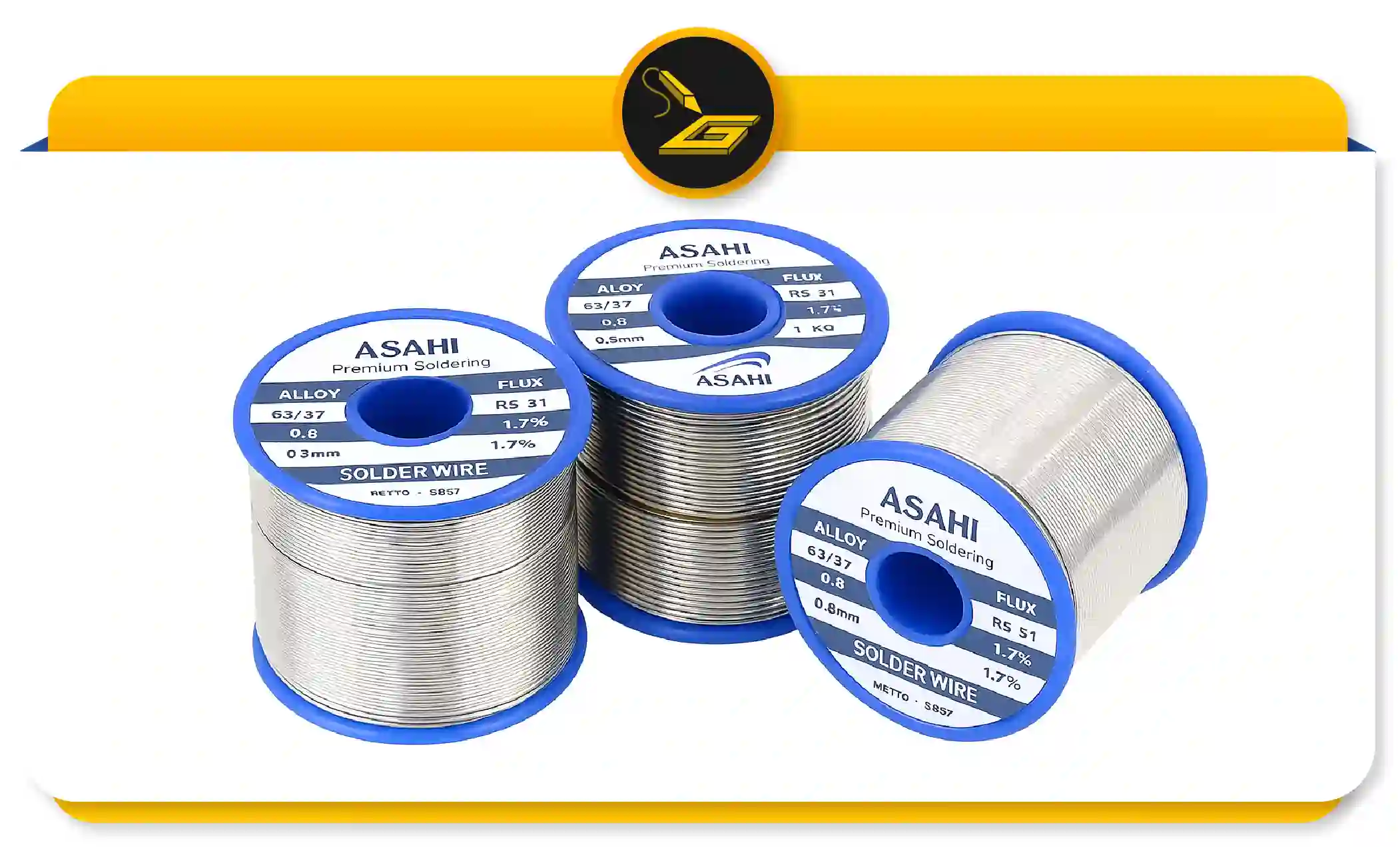 انواع سیم لحیم و سیم قلع (gatelectronic.shop)