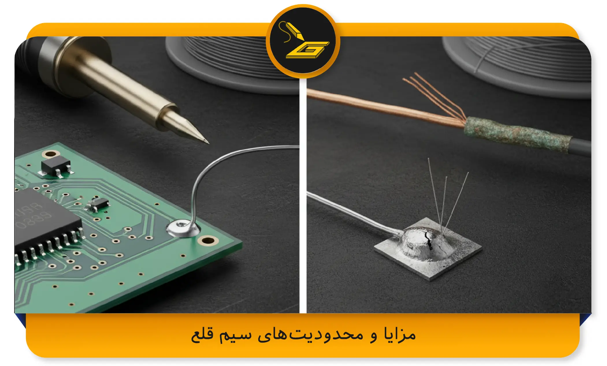 مزایا و محدودیت‌های سیم قلع (gatelectronic.shop)