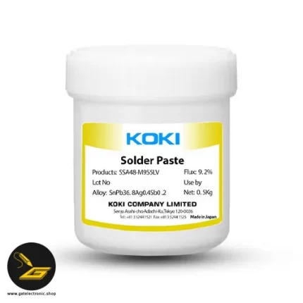 خمیر قلع آنتیموان 4 درصد نقره کوکی (KOKI) (gatelectronic.shop)