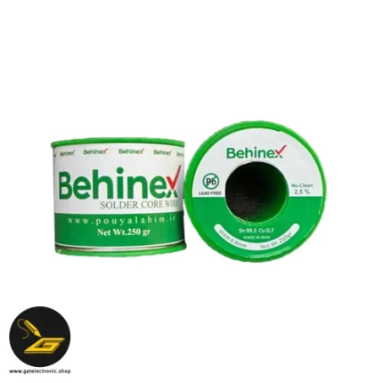 بررسی و معرفی سیم لحیم 0.8 میلی متری 250 گرمی لید فری بهینکس (gatelectronic.shop)