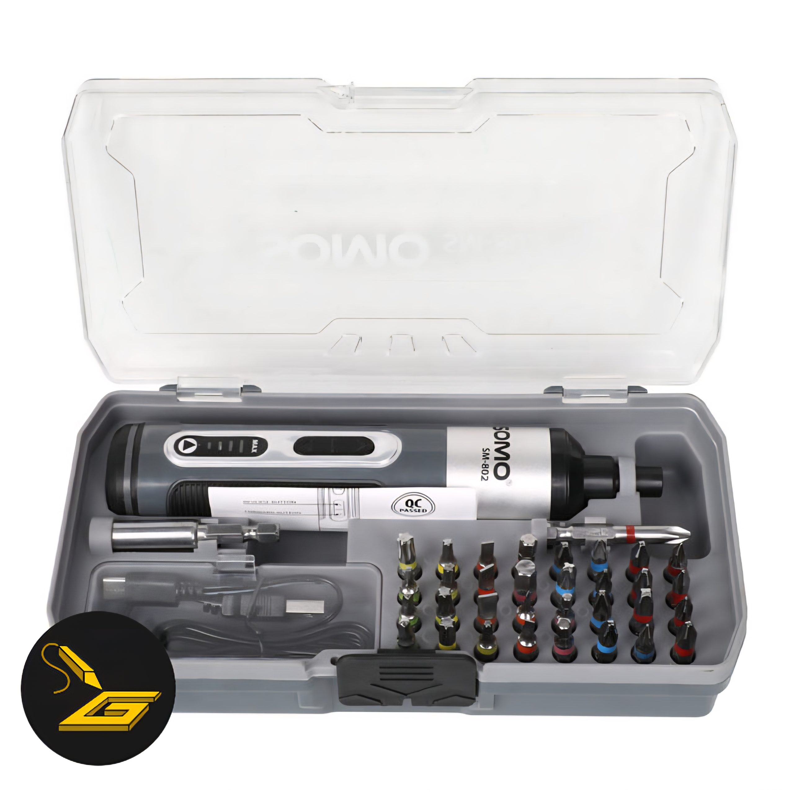 SM-802-OPEN-DOOR-768x768 ست پیچ گوشتی شارژی 32 عددی سومو مدل SOMO SM-802