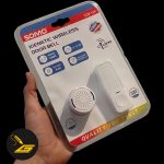 زنگ بی سیم سومو مدل SDB-15K زنگ درب هوشمند سومو زنگ بدون باتری SOMO SDB-15K زنگ بی سیم ضد آب سومو زنگ هوشمند خانگی سومو